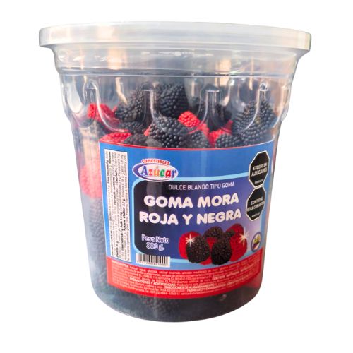Goma mora roja y negra — matera 300 g