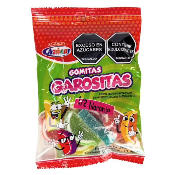 Goma media naranja 250 g